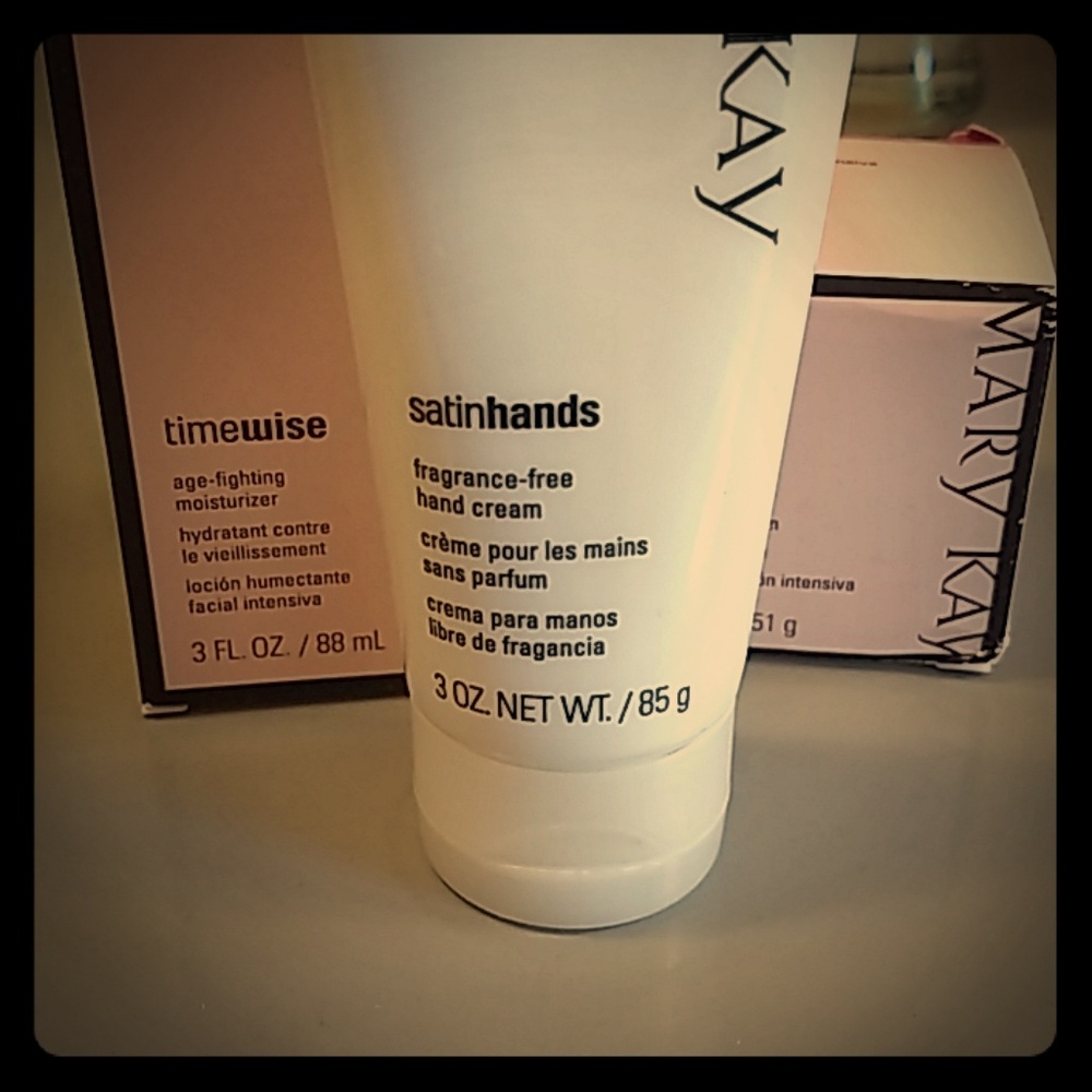 Mary Kay satin hands